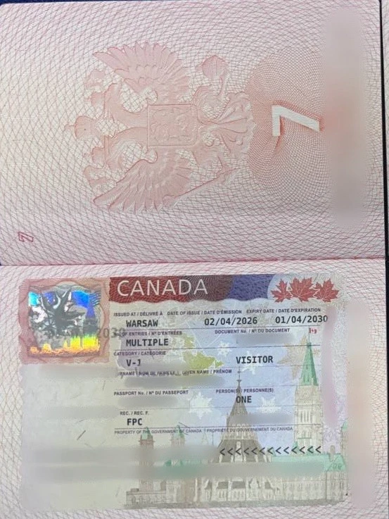 🇨🇦 Едем вклеивать канадские визы в конце июня!! Возьмём дополнительные паспорта на вклейку со скид