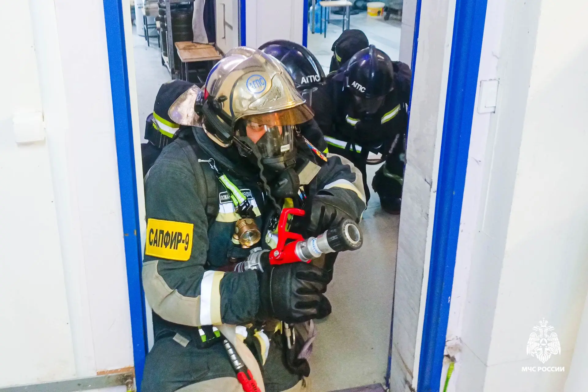 👩‍🚒 На Кубани курсанты Академии ликвидировали условный пожар