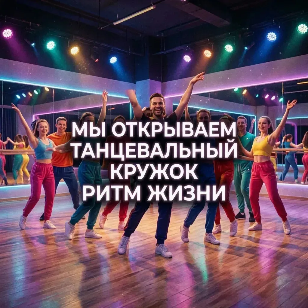 Приглашаем в танцевальный кружок «Ритм жизни»! 🎉