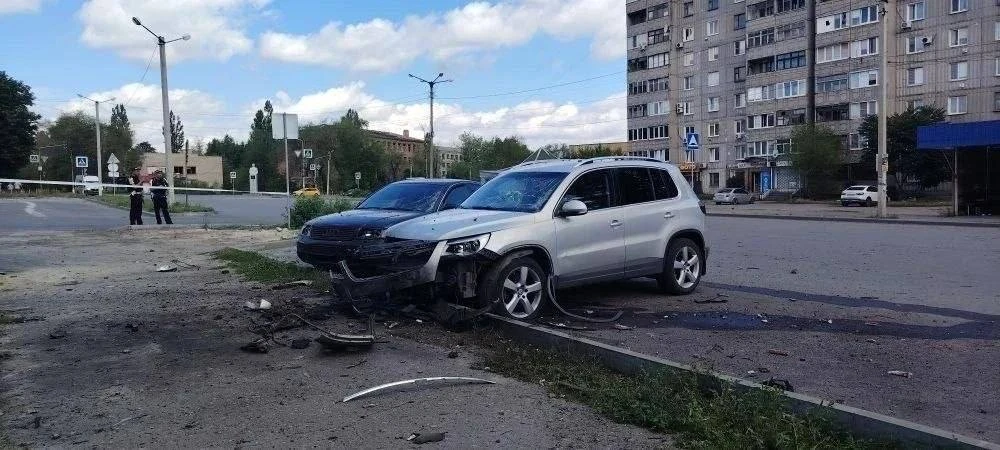 ❗️Наш подшефный Первомайск вновь подвергся атаке беспилотников