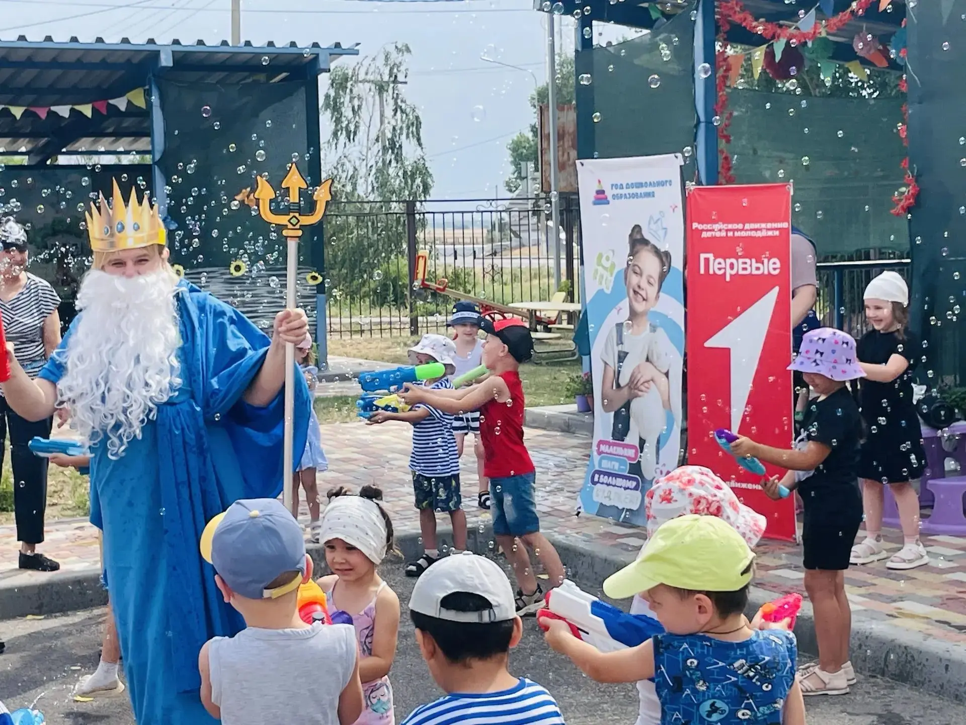 В детском саду прошел праздник День Нептуна.  Это праздник силы, смелости, здоровья и р...