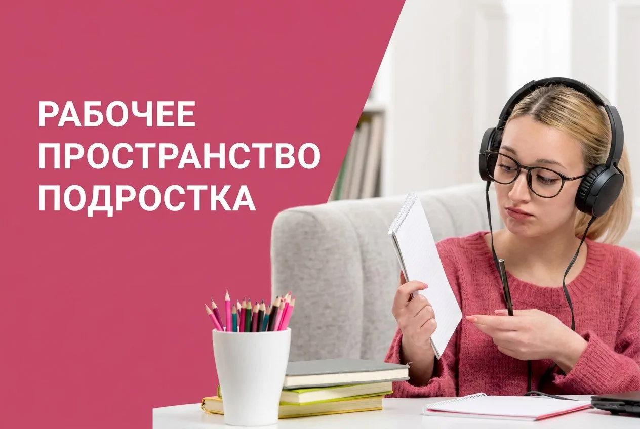 РАБОЧЕЕ ПРОСТРАНСТВО ПОДРОСТКА