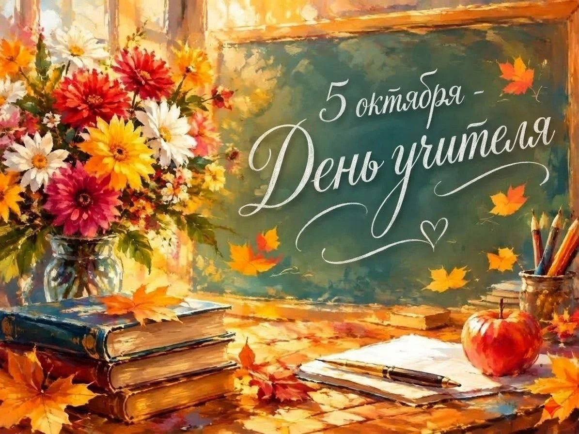 Сегодня, 5 октября, вся страна отмечает один из самых светлых и добрых праздников - Ден...