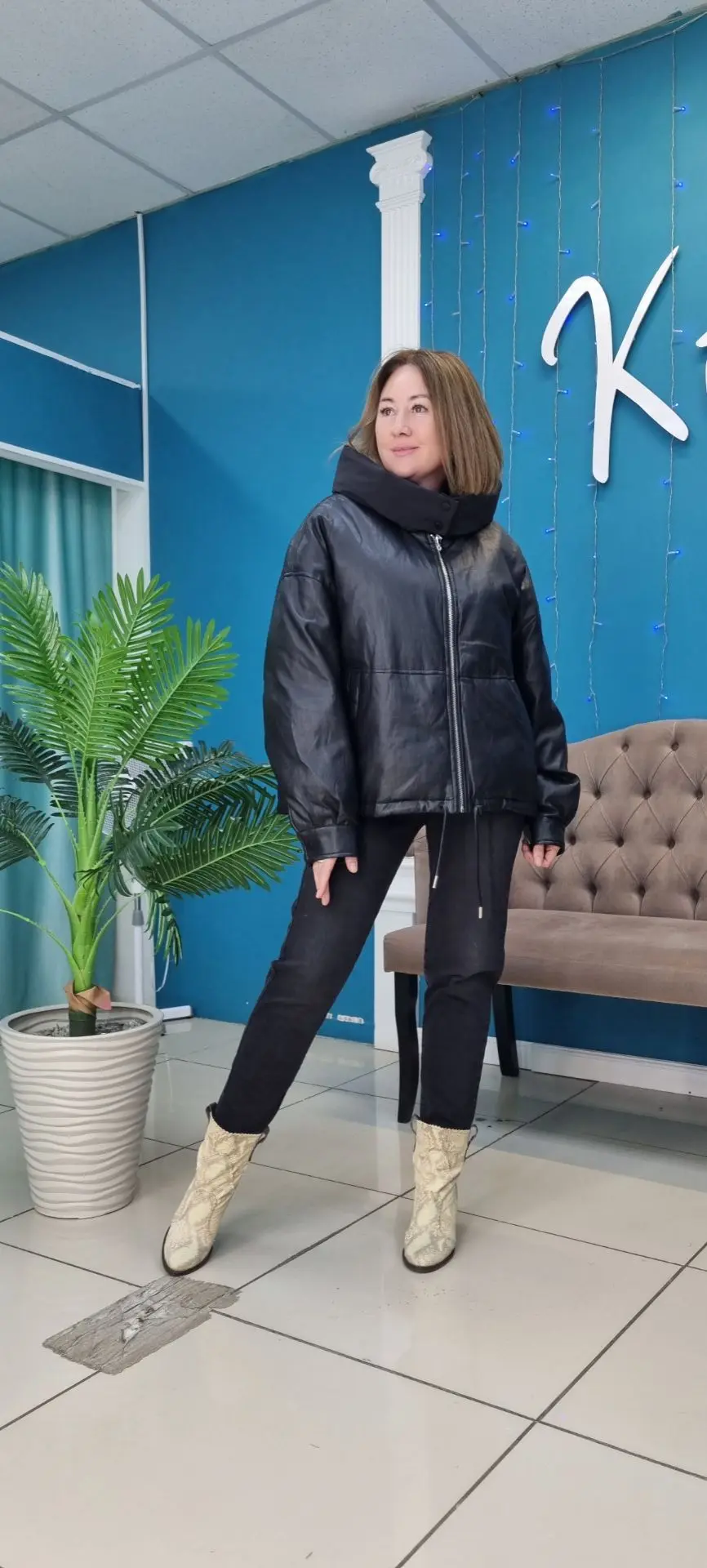 ✅️курточка из премиальной Эко-кожи, которая говорит сама за себя 💜