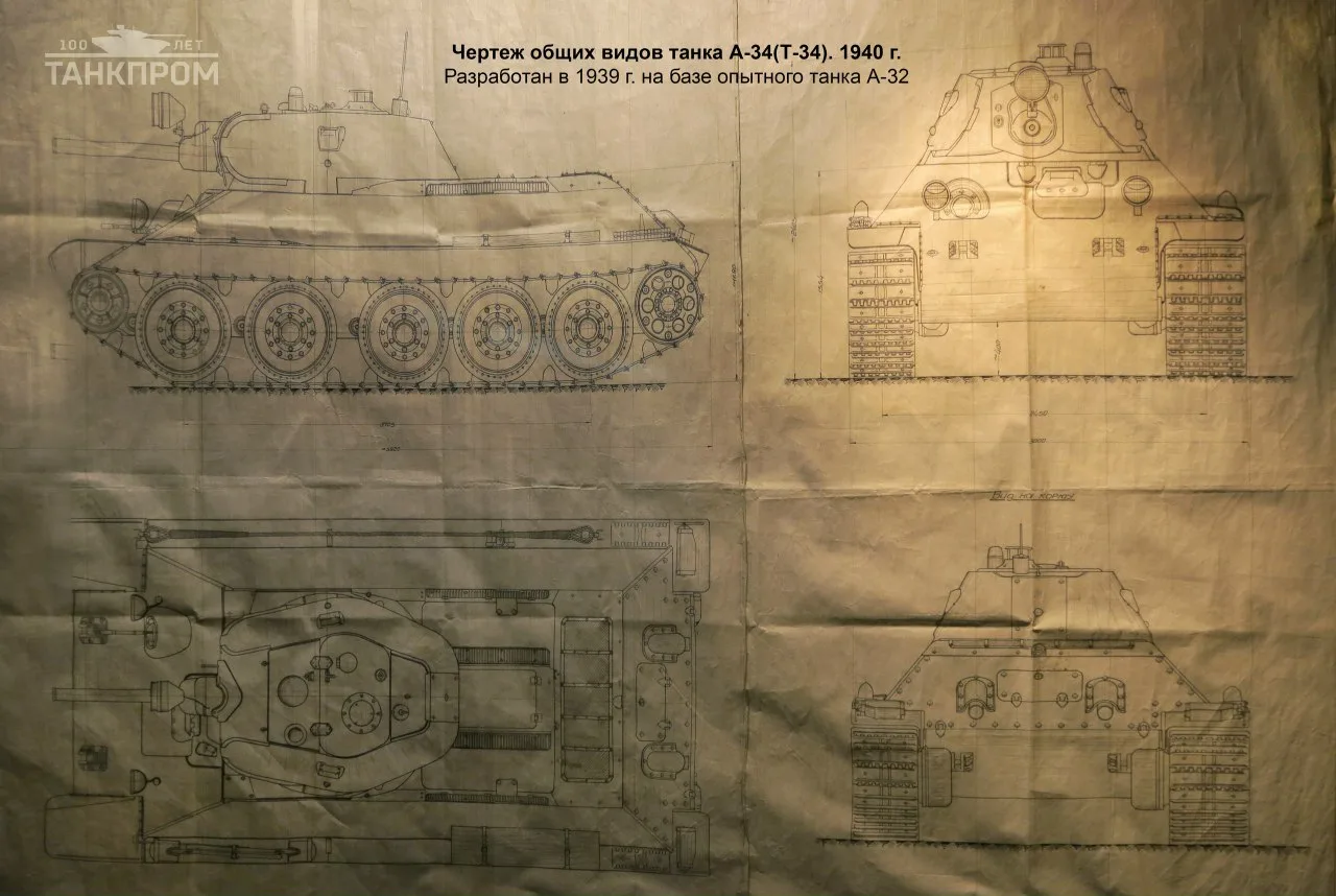 Рождение Т-34  В январе 1940 года вышло постановление Комитета обороны изготовить два гусеничных тан