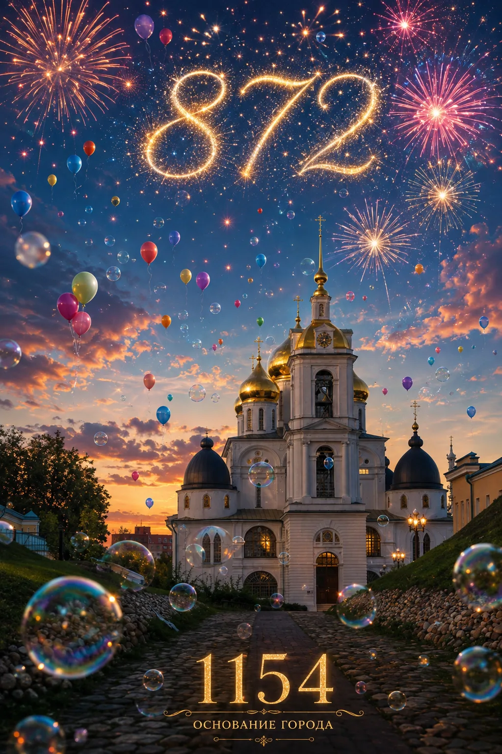 ❤️С днём рожденья любимый Дмитров!