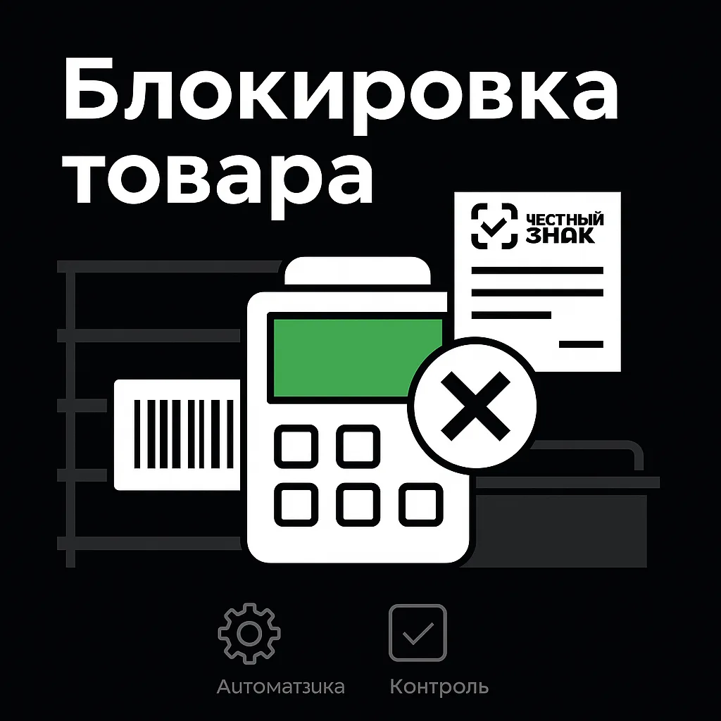 Мгновенная блокировка товара
