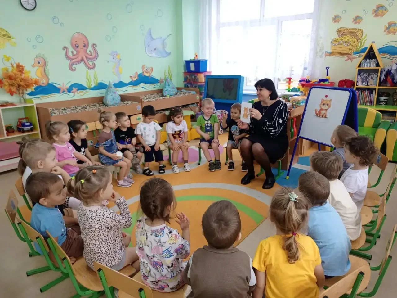 🐱💛 Аппликация «Котёнок» в рамках «Добрых Игр»