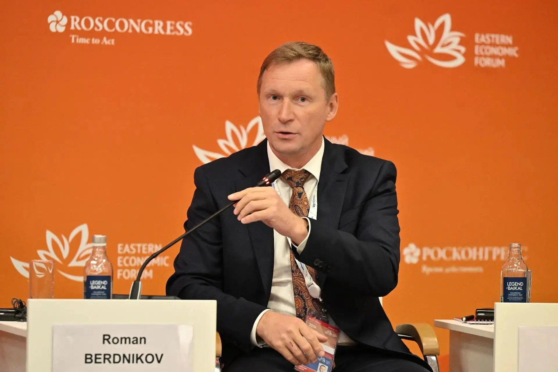 На ВЭФ-2026 член Правления — первый заместитель Генерального директора РусГидро Роман Б...