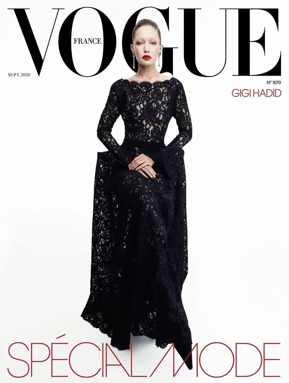 Джиджи Хадид — для Vogue France.