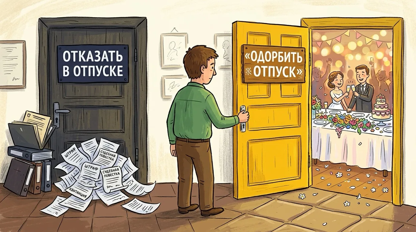 💍 СОТРУДНИК ПРОСИТ ОТПУСК ЗА СВОЙ СЧЁТ НА СВАДЬБУ