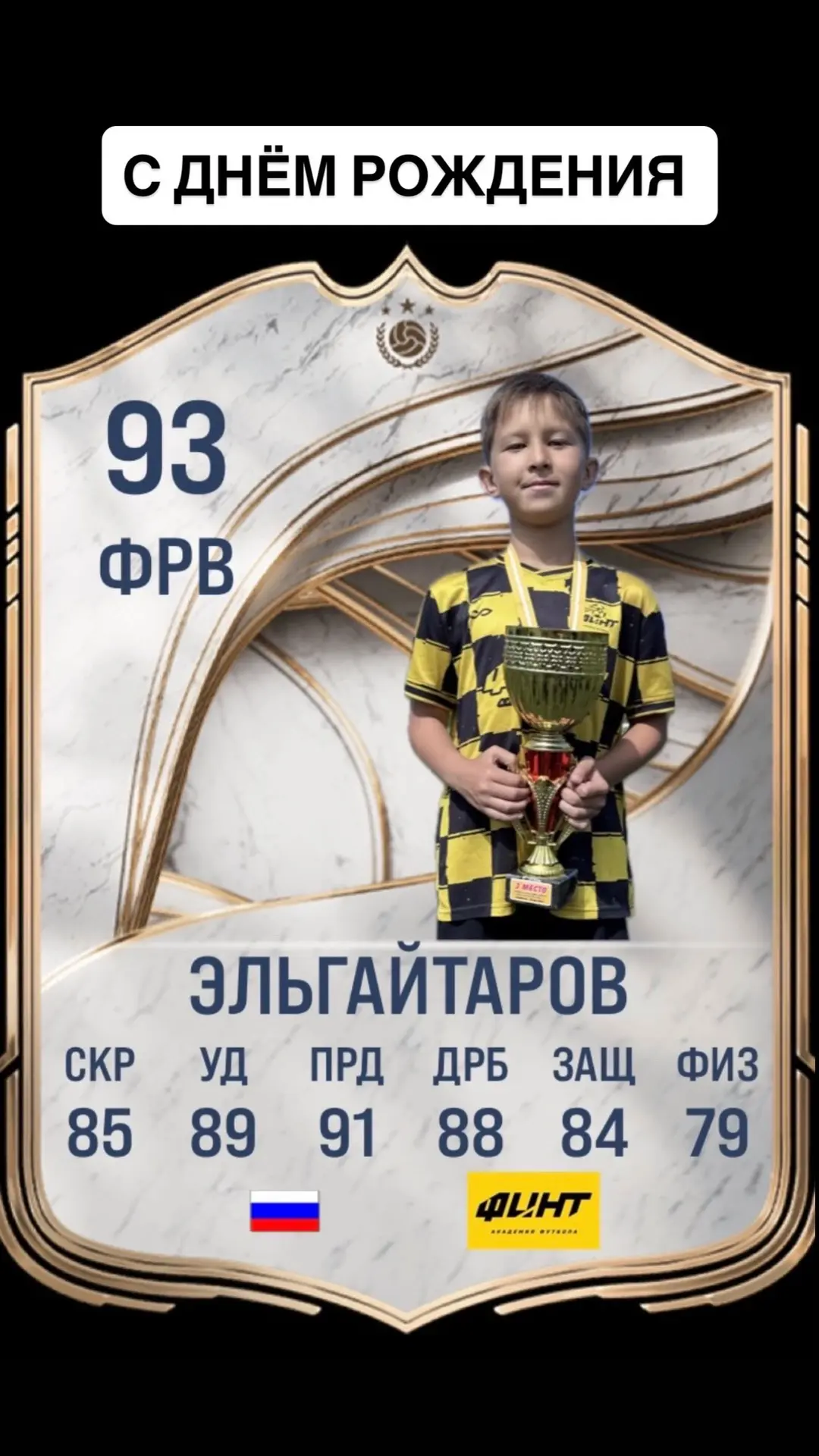 22 августа свой день рождения отмечал игрок нашей футбольной  Академии ФИНТ Эльгайтаров...