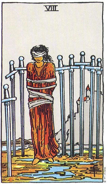 🌙 Вечерняя карта — Восьмёрка Мечей. Возможно, сегодня вы заметили, как мысли начали пу...