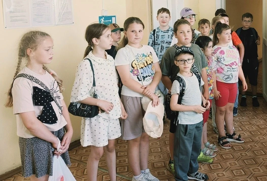 РЕБЯТА ИЗ ЛЕТНЕГО ДЕТСКОГО ЛАГЕРЯ ПРИ ЛИЦЕЕ №3 ГОРОДА ГАЛИЧА ПРИШЛИ С ЭКСКУРСИЕЙ В ГАЛИЧСКУЮ ВЕТЛАБО