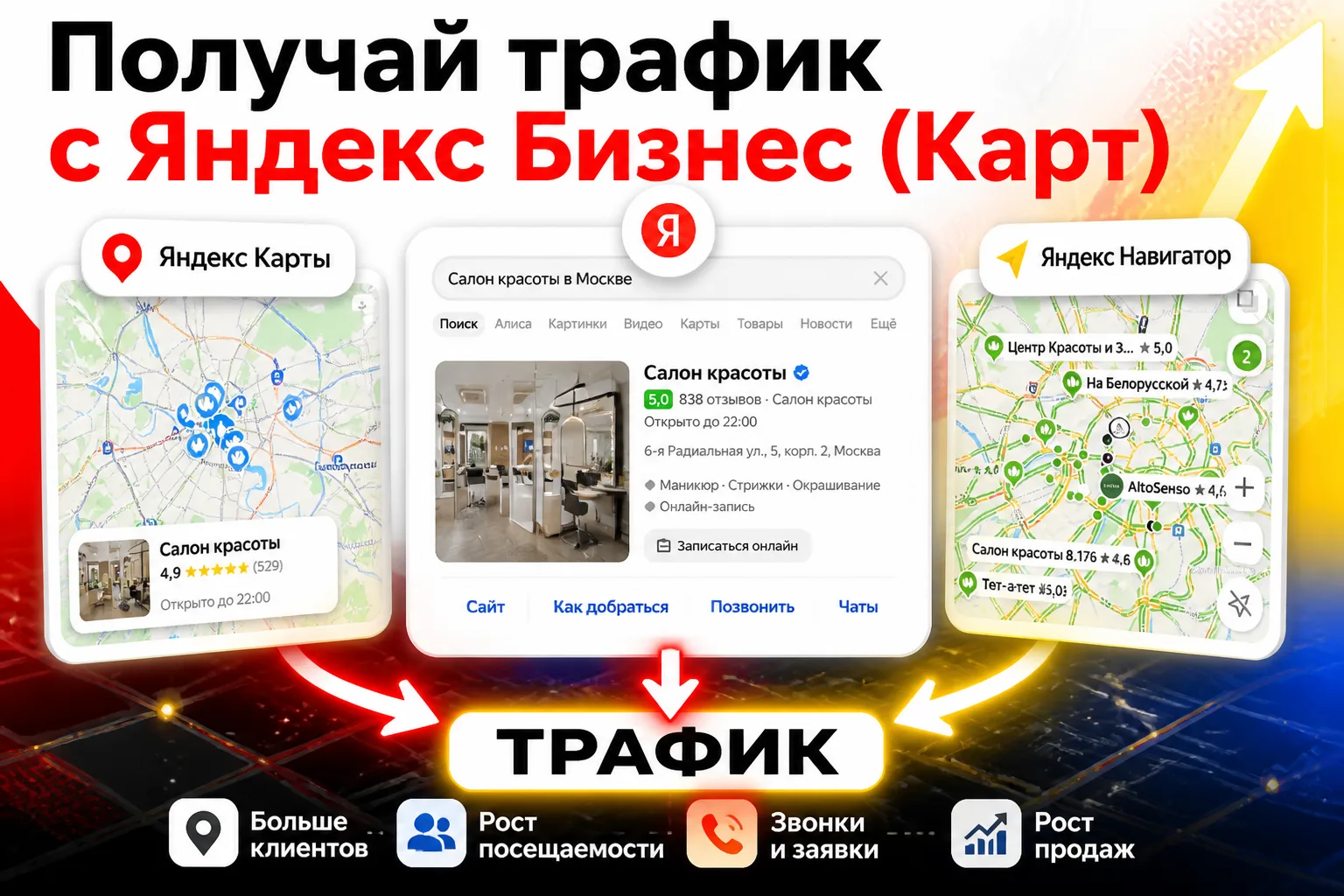 С аккаунтом Яндекс ID разобрались. Теперь приступаем к сервису Яндекс Бизнес (Карты).
