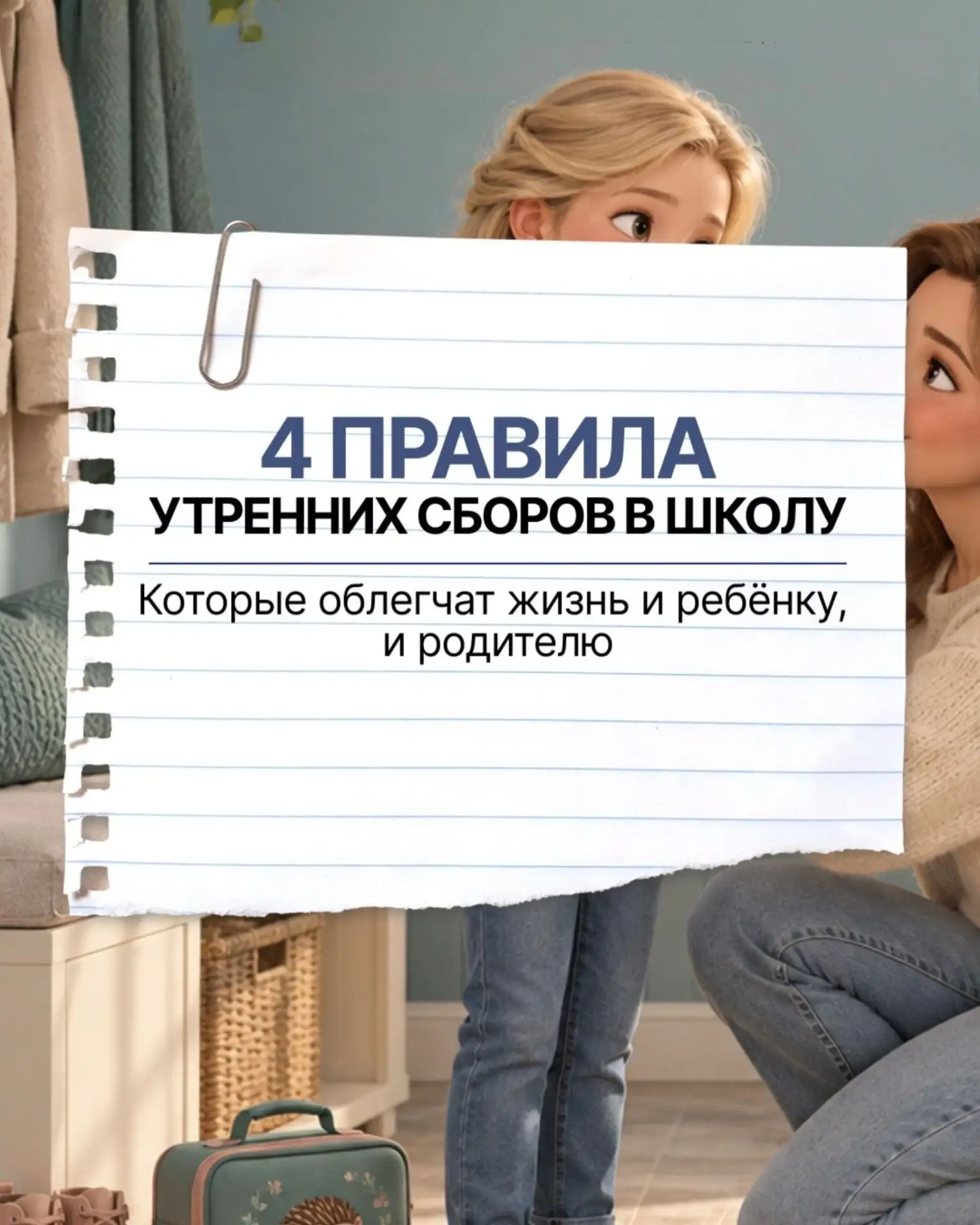 Утренние сборы легко превращаются в ежедневную гонку: ребёнок долго одевается, не может...