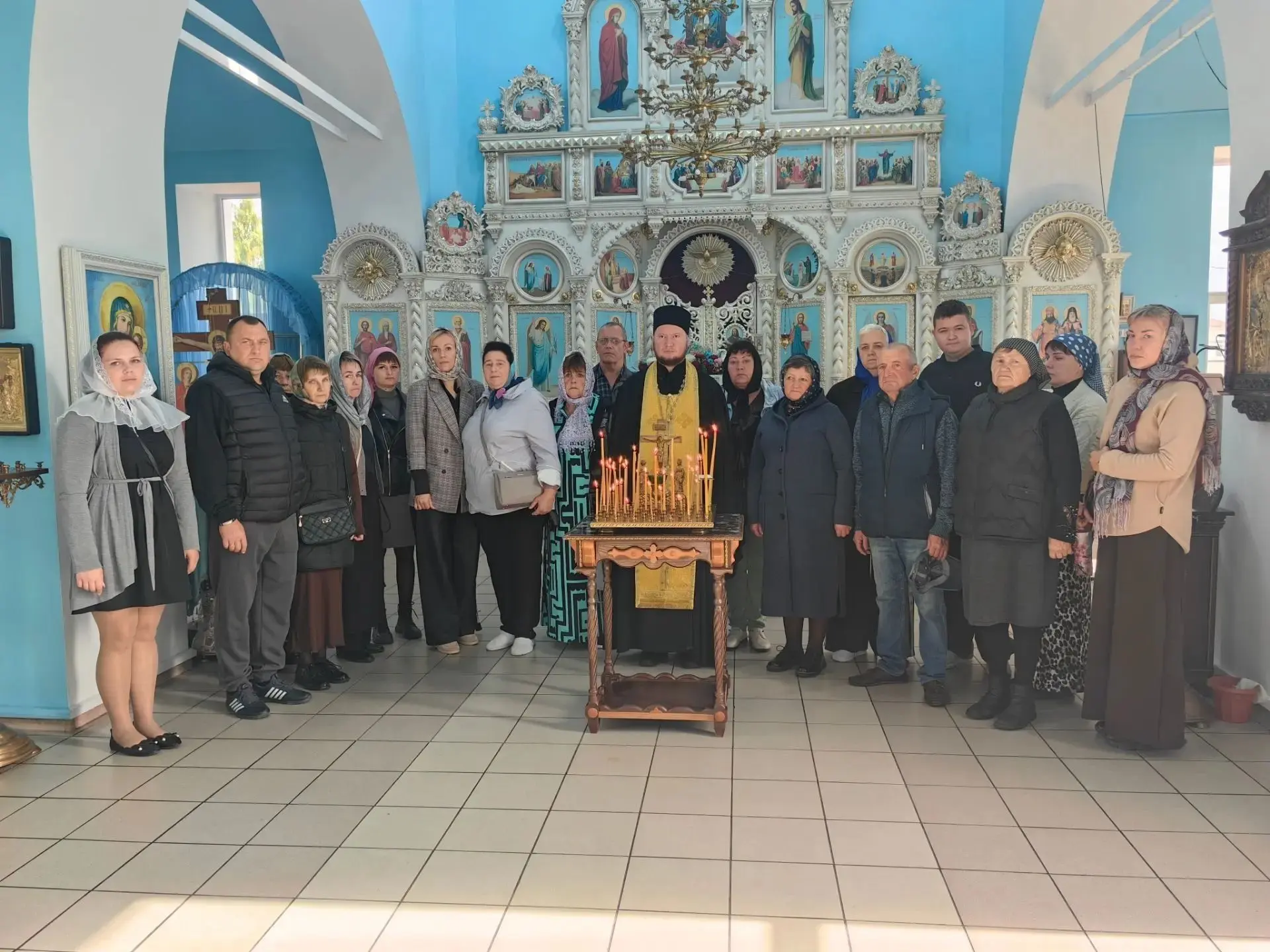 🙏🏻 В Покровском храме села Хлевное состоялось особое заупокойное богослужение. Его пр...