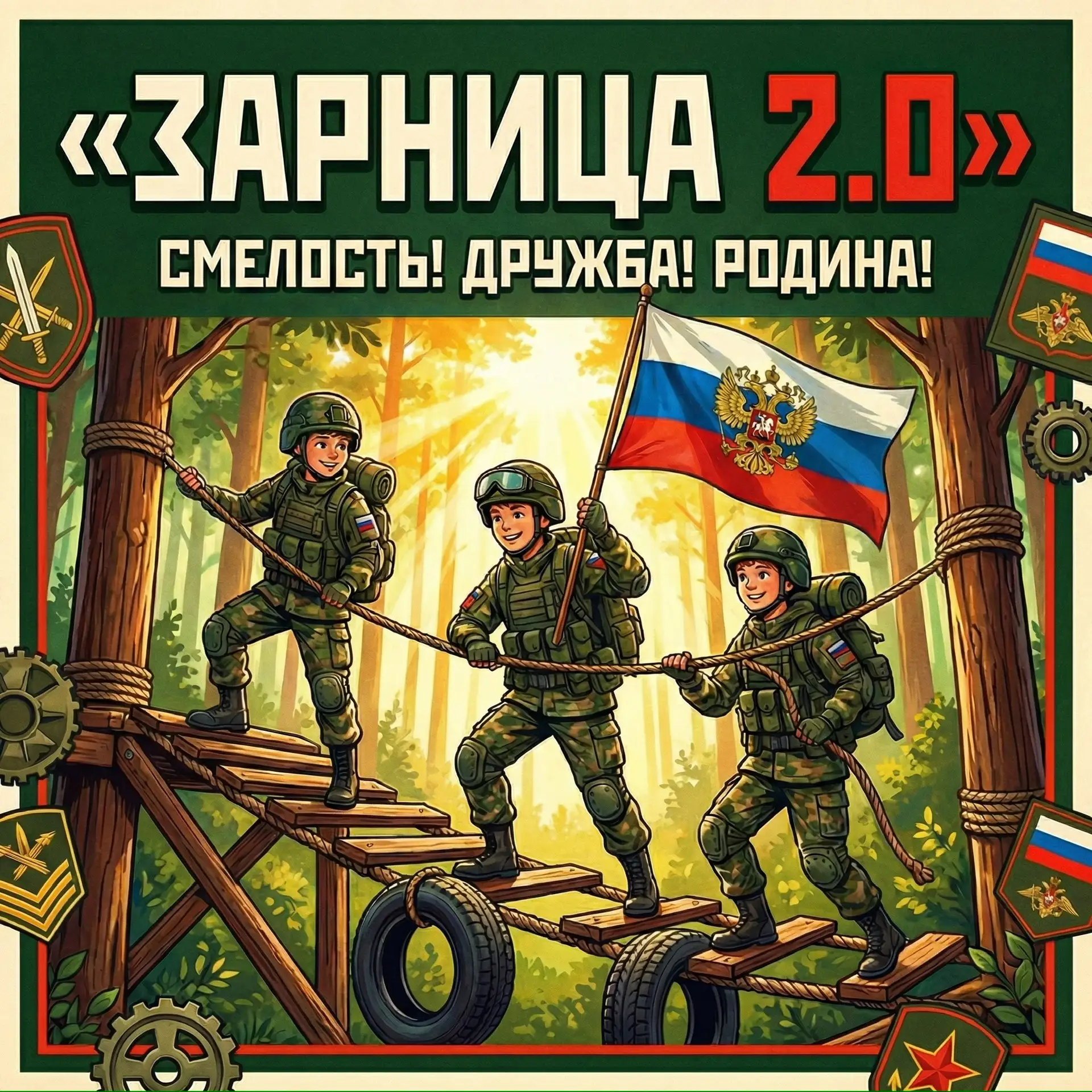⚡ ЗАРНИЦА 2.0: ТВОЁ ВРЕМЯ ДЕЙСТВОВАТЬ!

Привет, команда! 👋

Легендарная «Зарница» возвращается в но