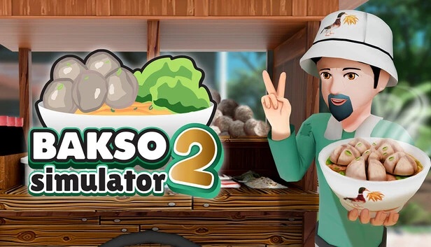 ✦ Bakso Simulator 2 — яркий симулятор бизнеса, в котором нужно готовить баксо, развивать ресторан, н