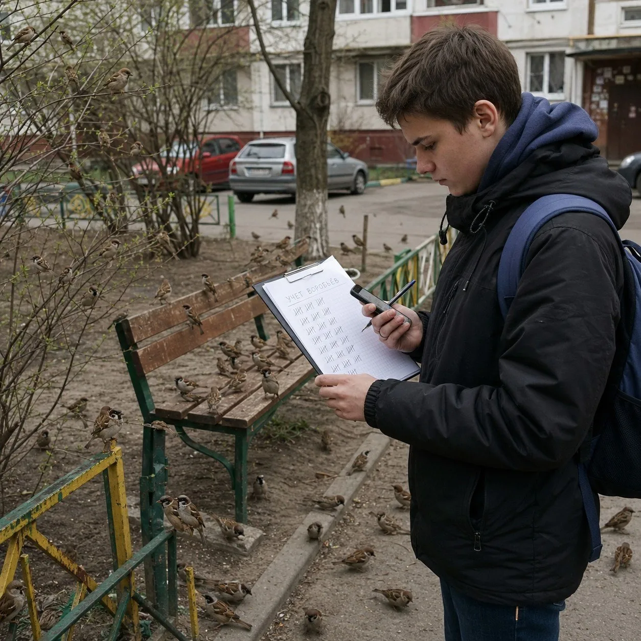 🐦 В России решили пересчитать воробьёв — на это потратят почти 14 млн рублей