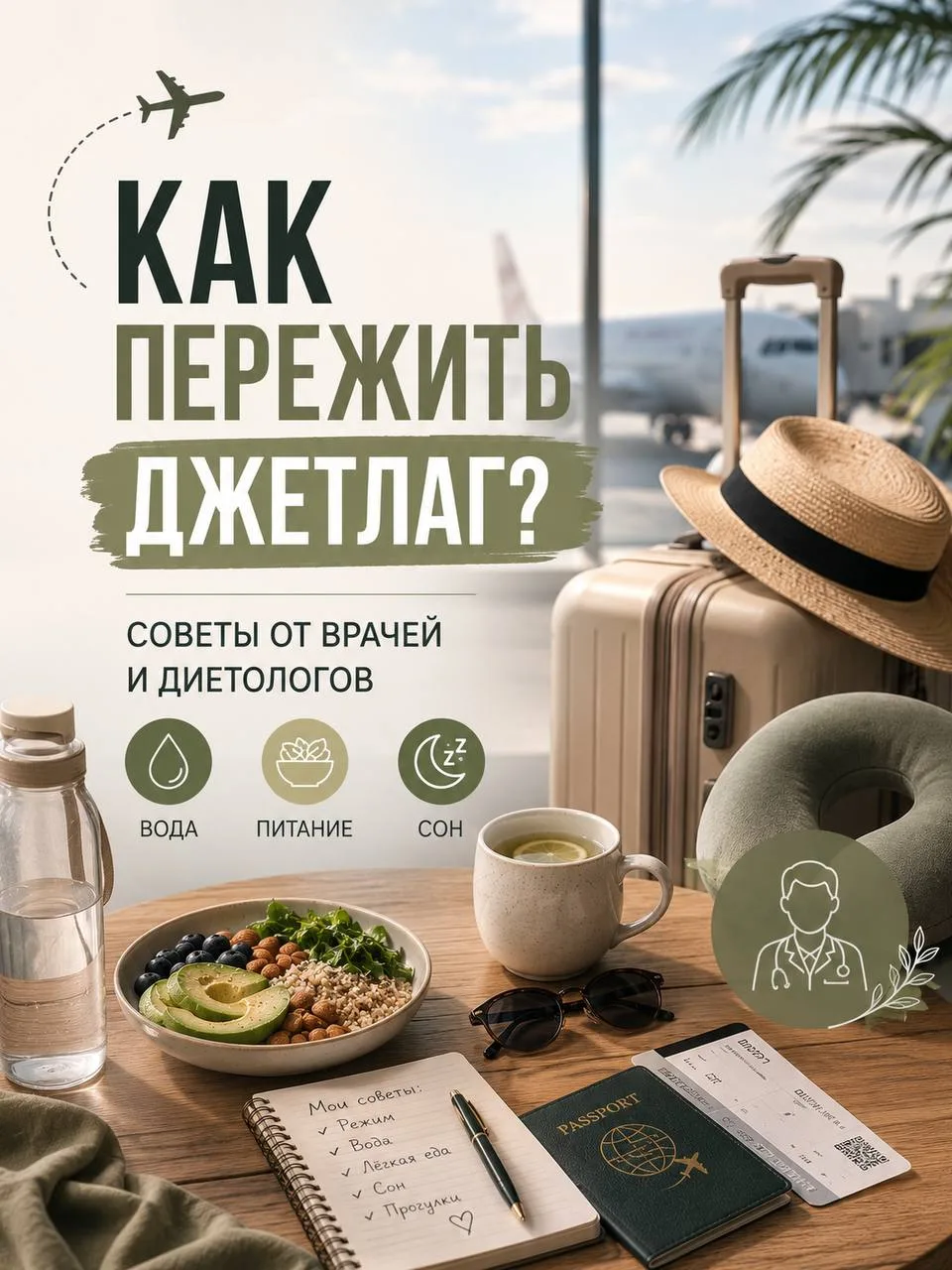 ✈️ Как пережить джетлаг?