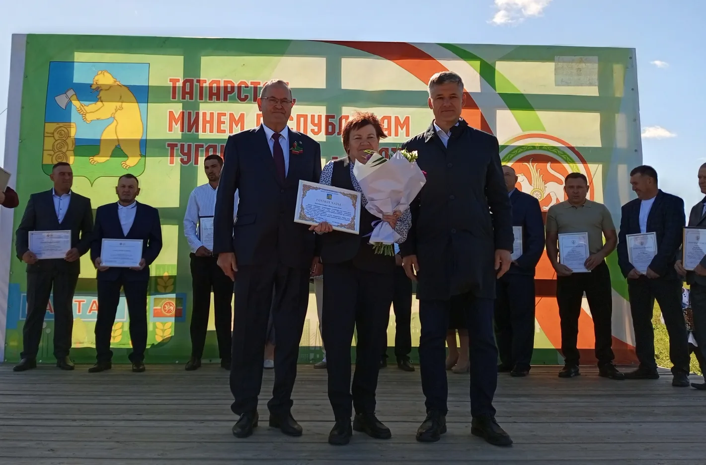 Награждение благодарственным письмом ГлавыБалтасинского муниципального района: