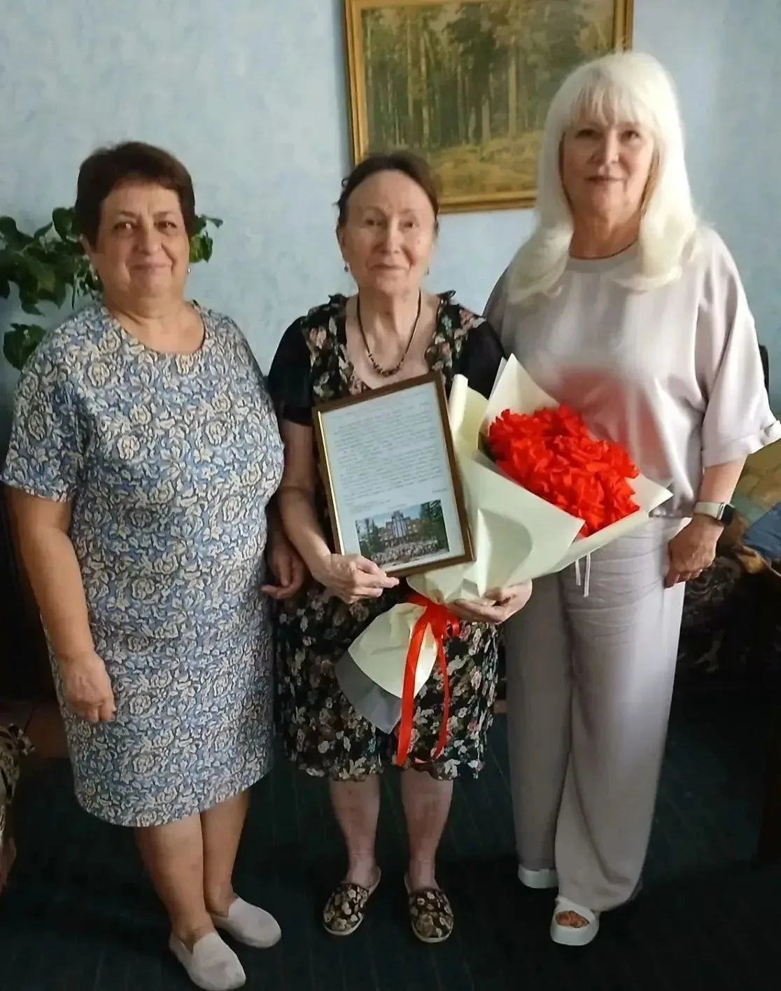 15 июля 2026 года начальник Отдела № 63 Шумакова Галина и заместитель начальника Шпынова Алла поздра