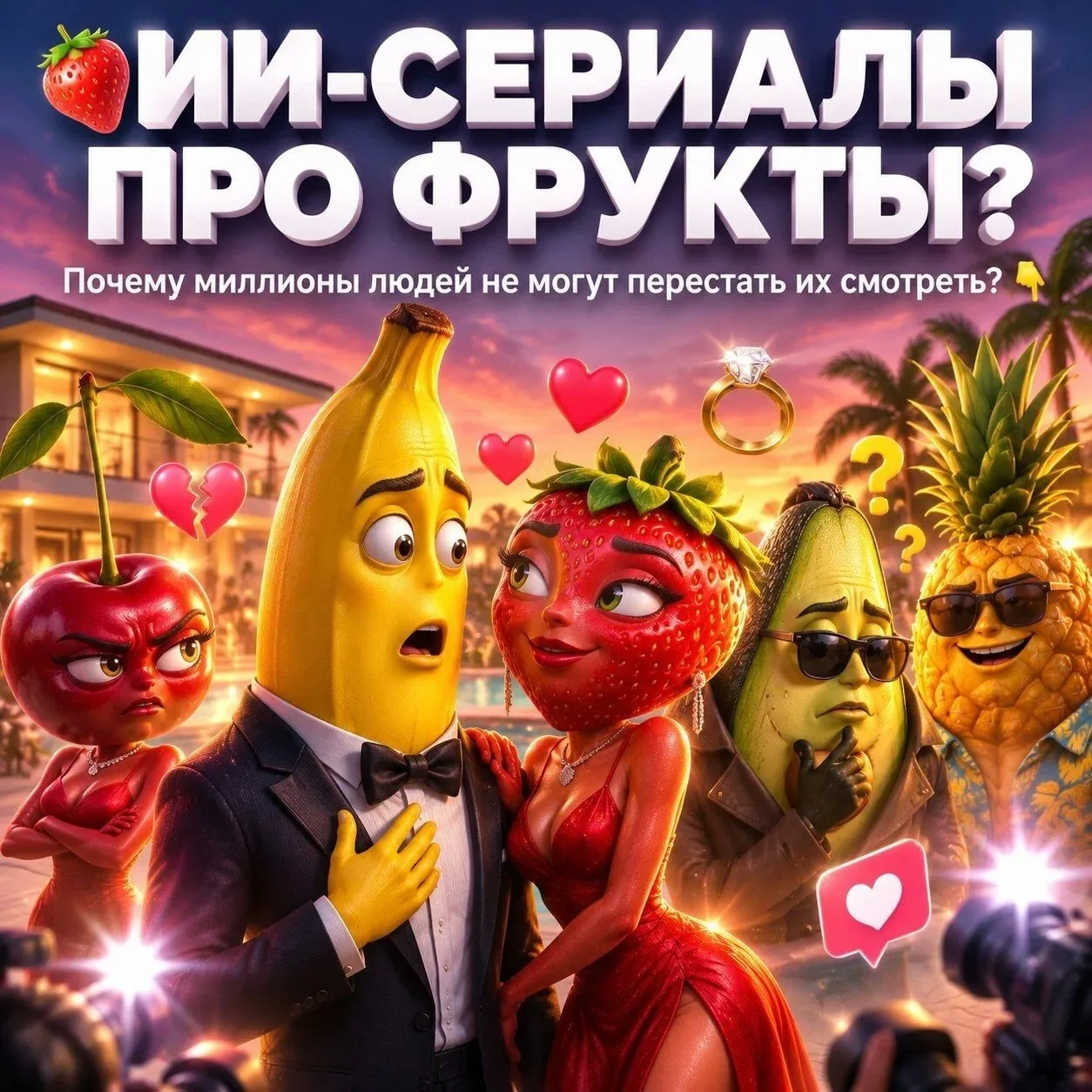 🍓  ИИ-сериалы про фрукты захватили интернет. Но стоит ли их смотреть?

В соцсетях набирают популярн