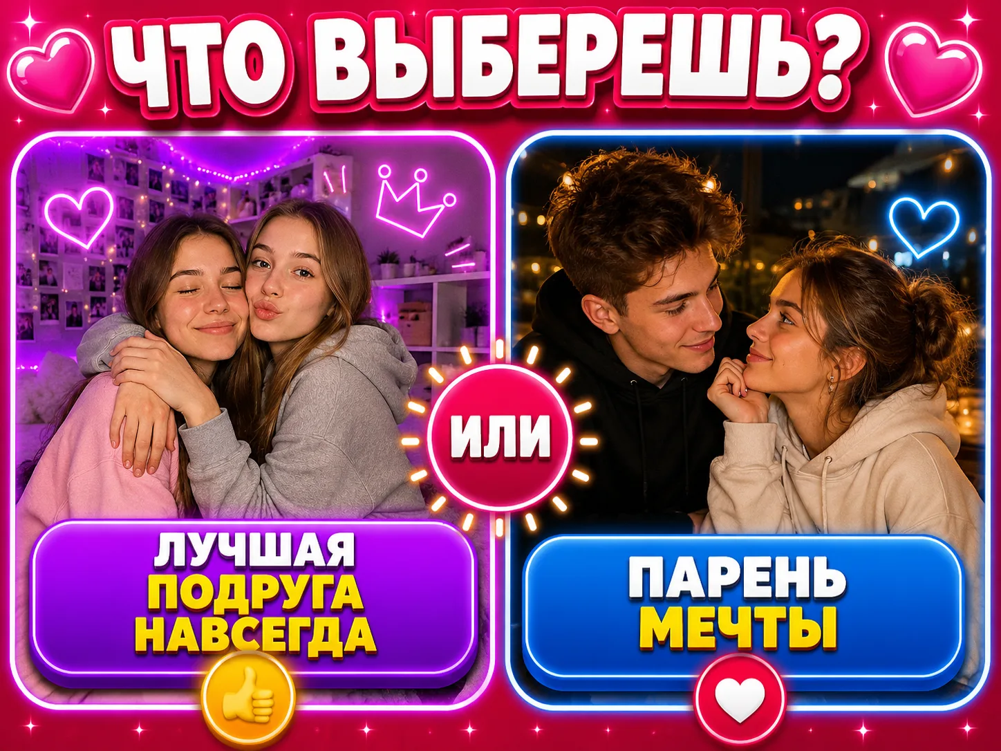 Лучшая подруга навсегда или парень мечты?
