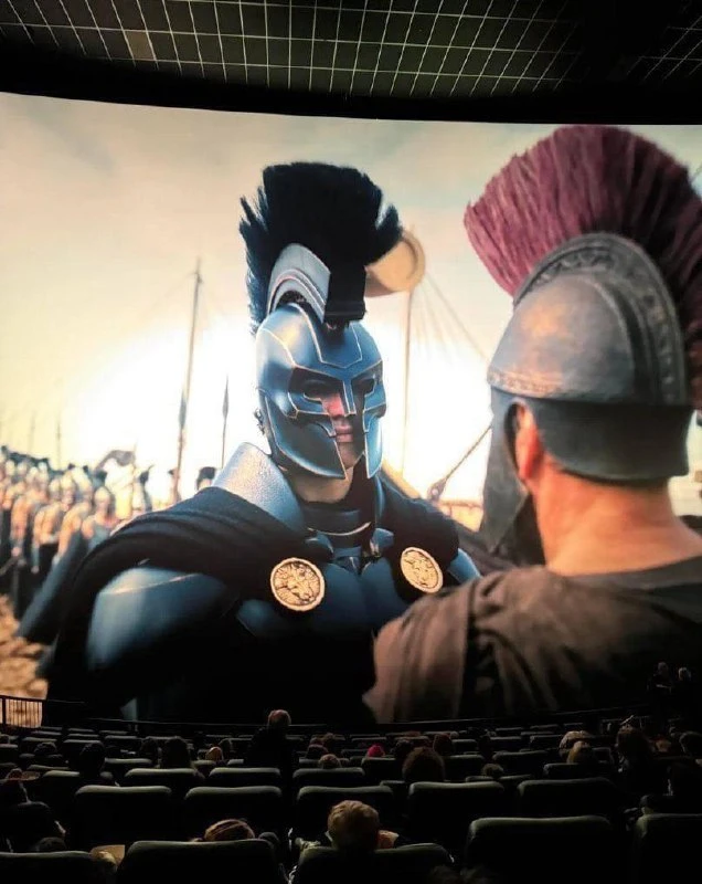 В сети появились захватывающие кадры из «Одиссеи» в формате IMAX 70mm, а также первые ф...