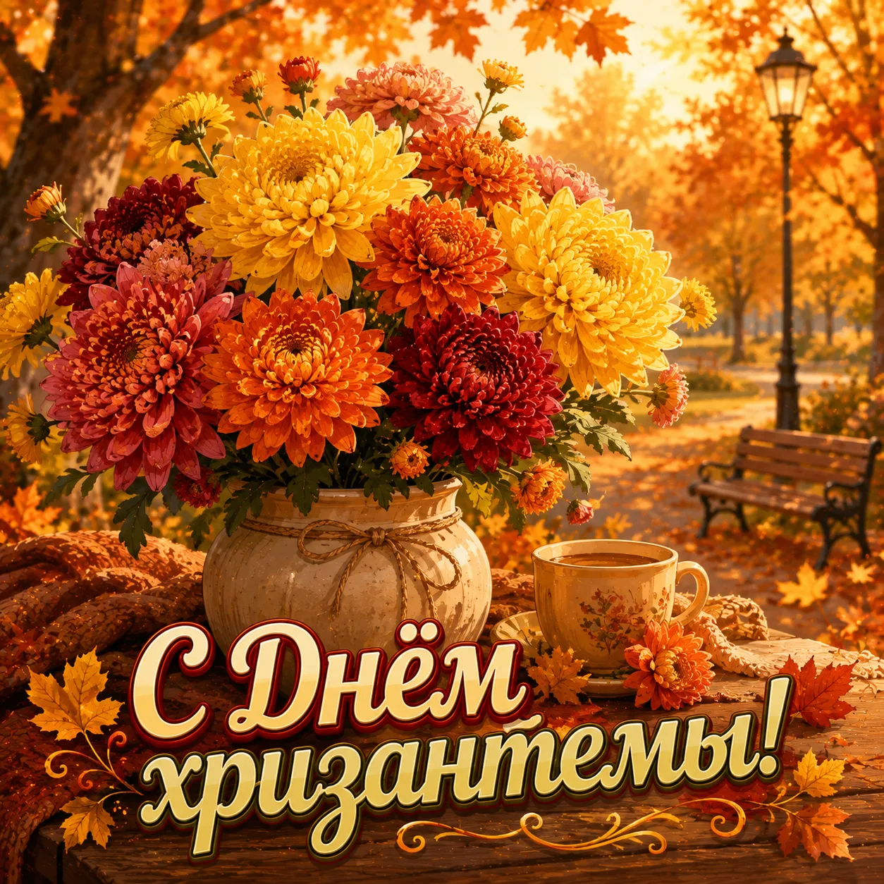 🌸 Друзья, сегодня — День хризантемы!