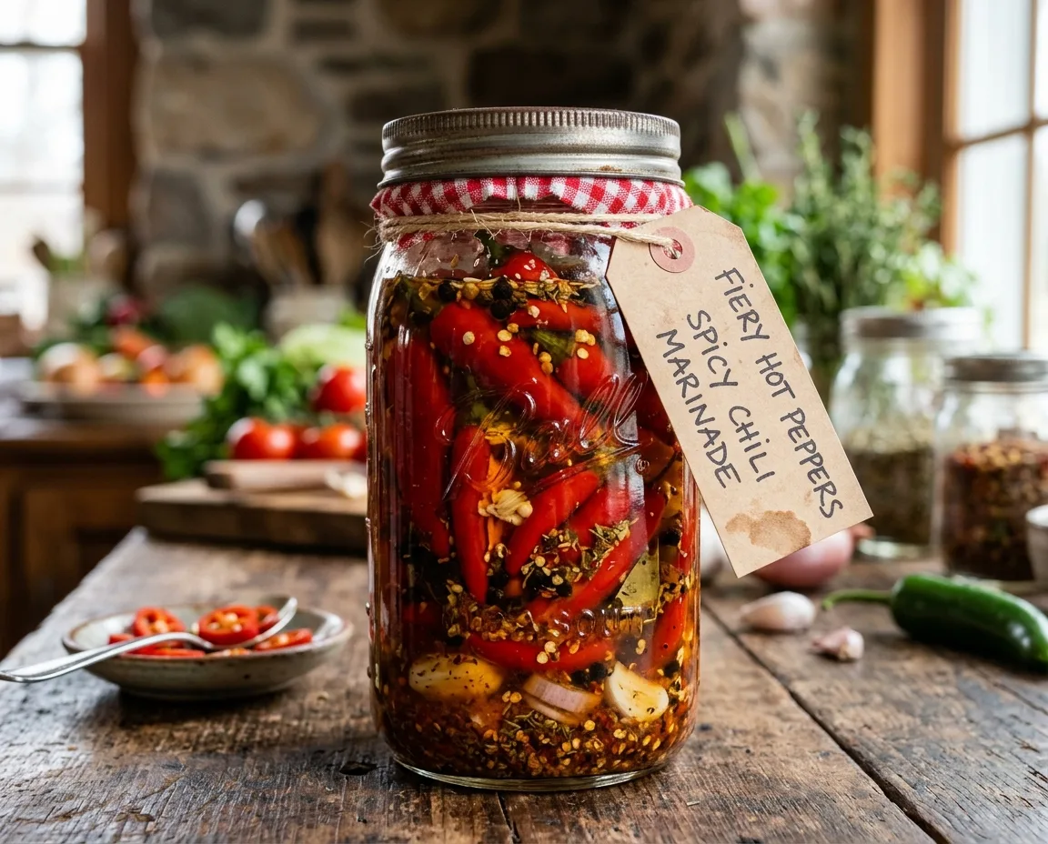 🌶️ ПЕРЕЦ «ОГОНЕК» МАРИНОВАННЫЙ — ЗАЖИГАЙ НА ЗИМУ!
