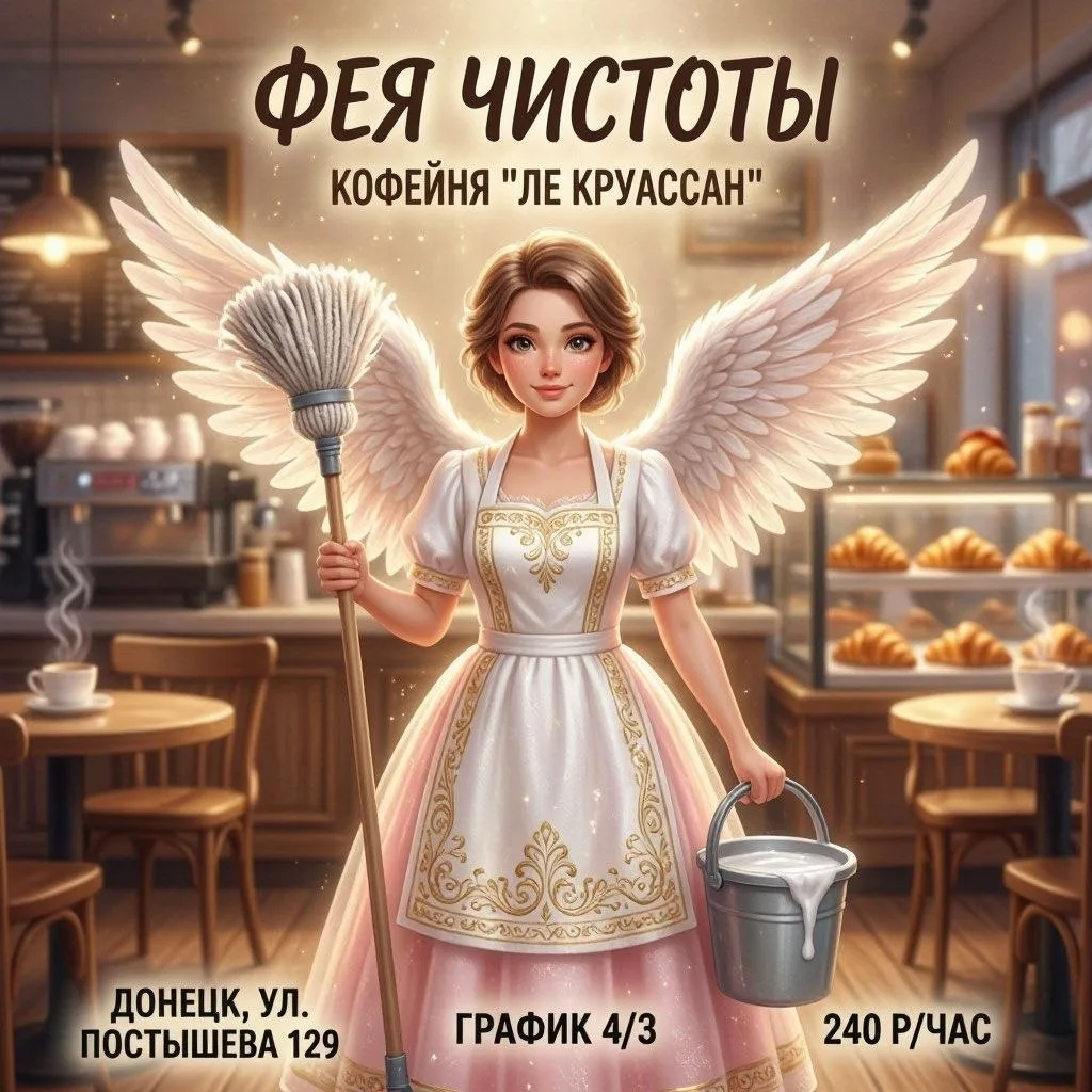 В уютную кофейню Ле Круассан требуется технический персонал