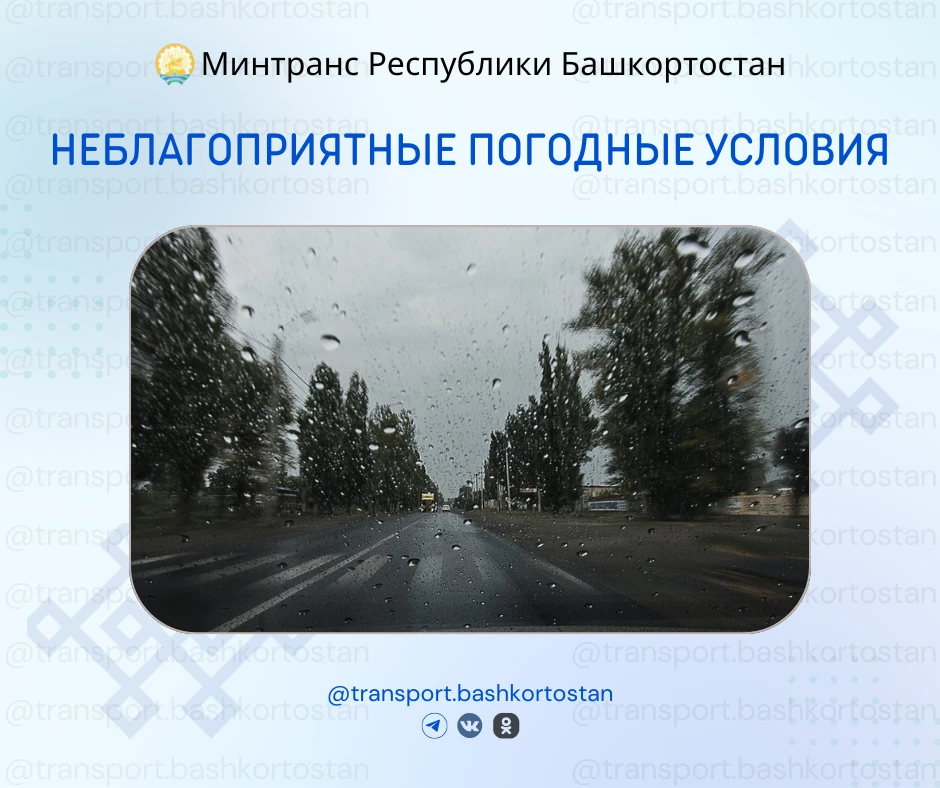 🌧 Неблагоприятные погодные условия 30 июля

По данным Башгидромета, на территории республики ожидае