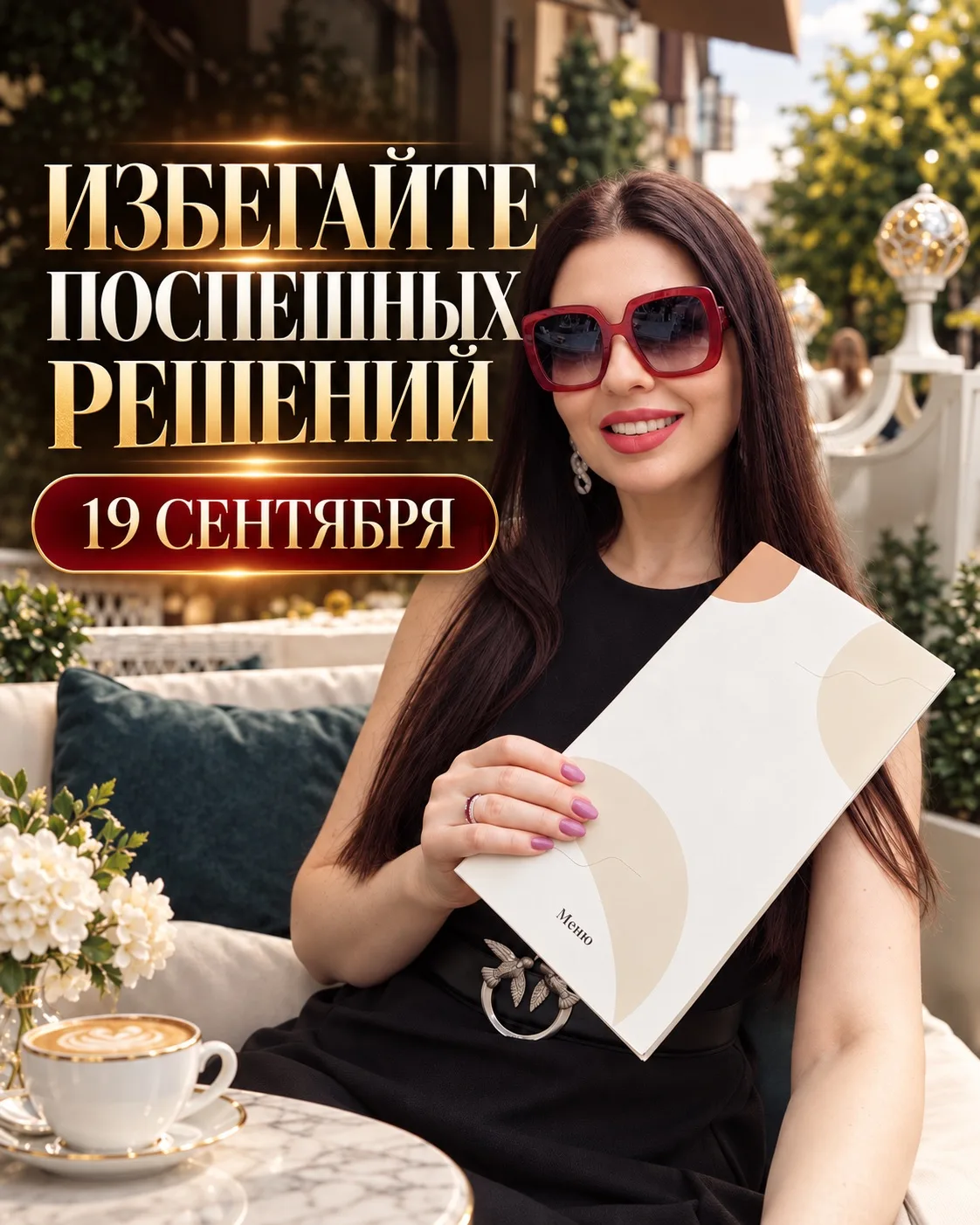 ИЗБЕГАЙТЕ ПОСПЕШНЫХ РЕШЕНИЙ 19 сентября