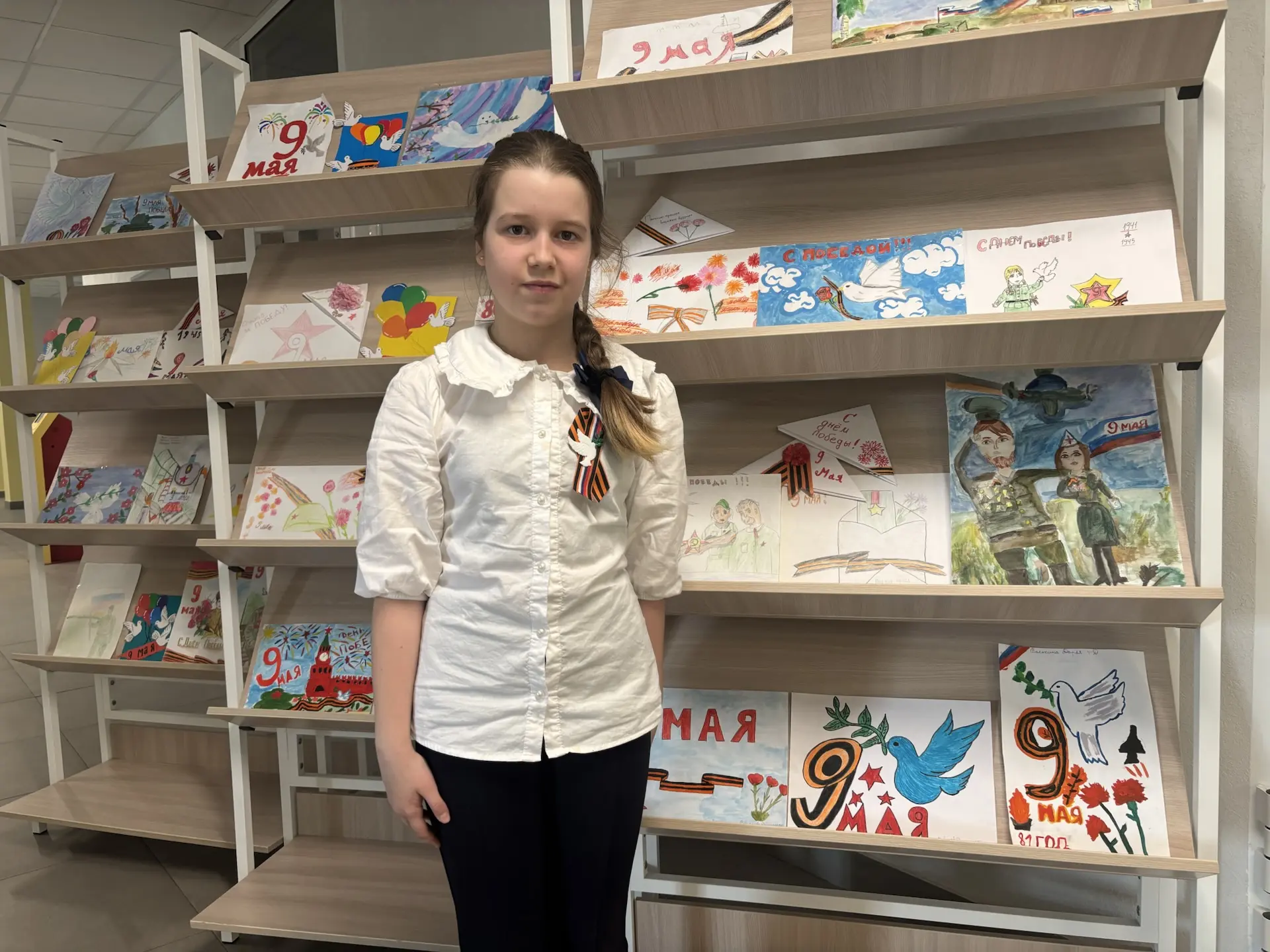 🧑‍🎨В преддверии 9 мая ученики начальных классов с большим интересом приняли участие в творческой акц