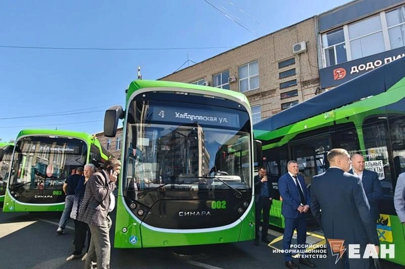 Троллейбусы «Синара» вышли на линию в Оренбурге