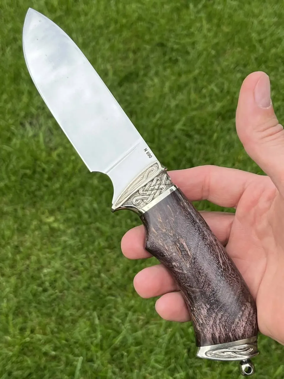 Встречайте нож «Охотничий» из стали N690‼️🔥Создан для дела: уверенно разделывает трофе...