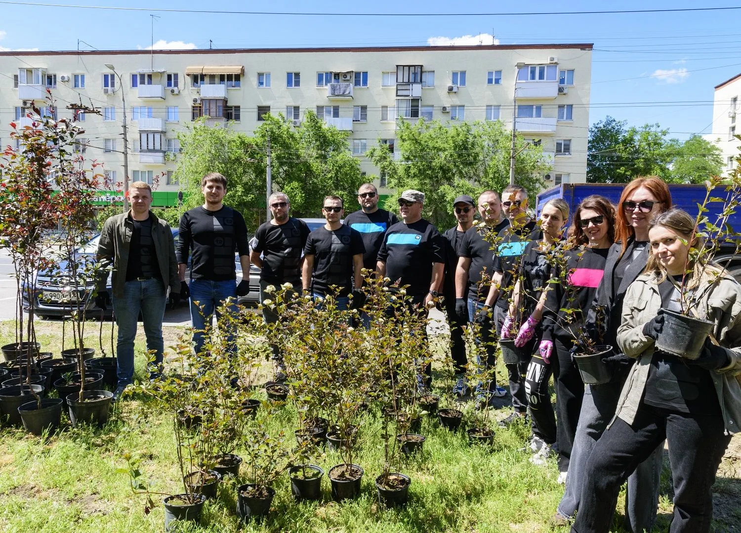 🌿 В центре Волгограда появилась новая зеленая аллея