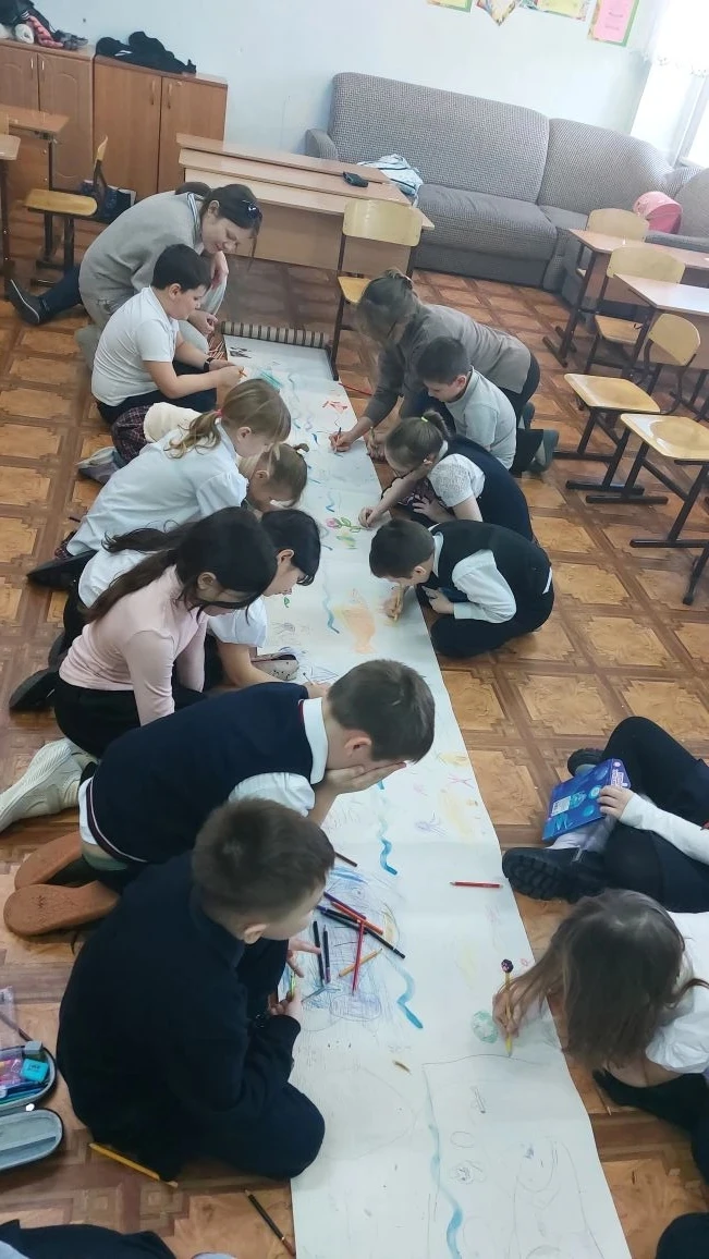 В Кольцовской школе № 5 прошел психотренинг для младших классов  Коррекционное психологическое мероп