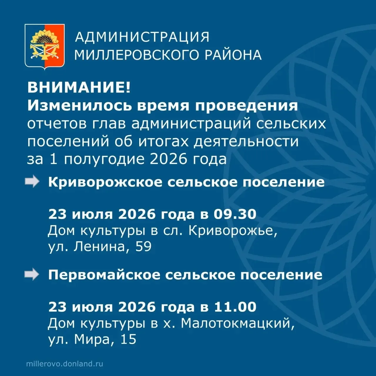 Медиа публикации