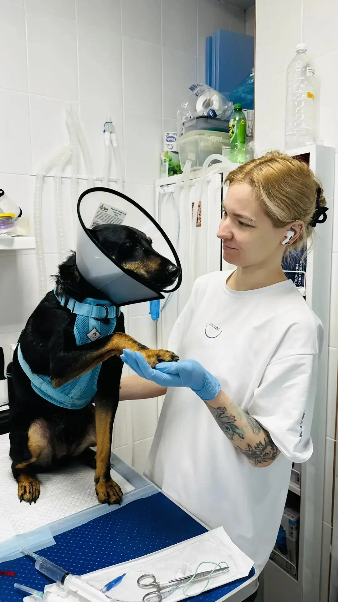 Доверительное и нежное общение с пациентом минимизирует стресс .