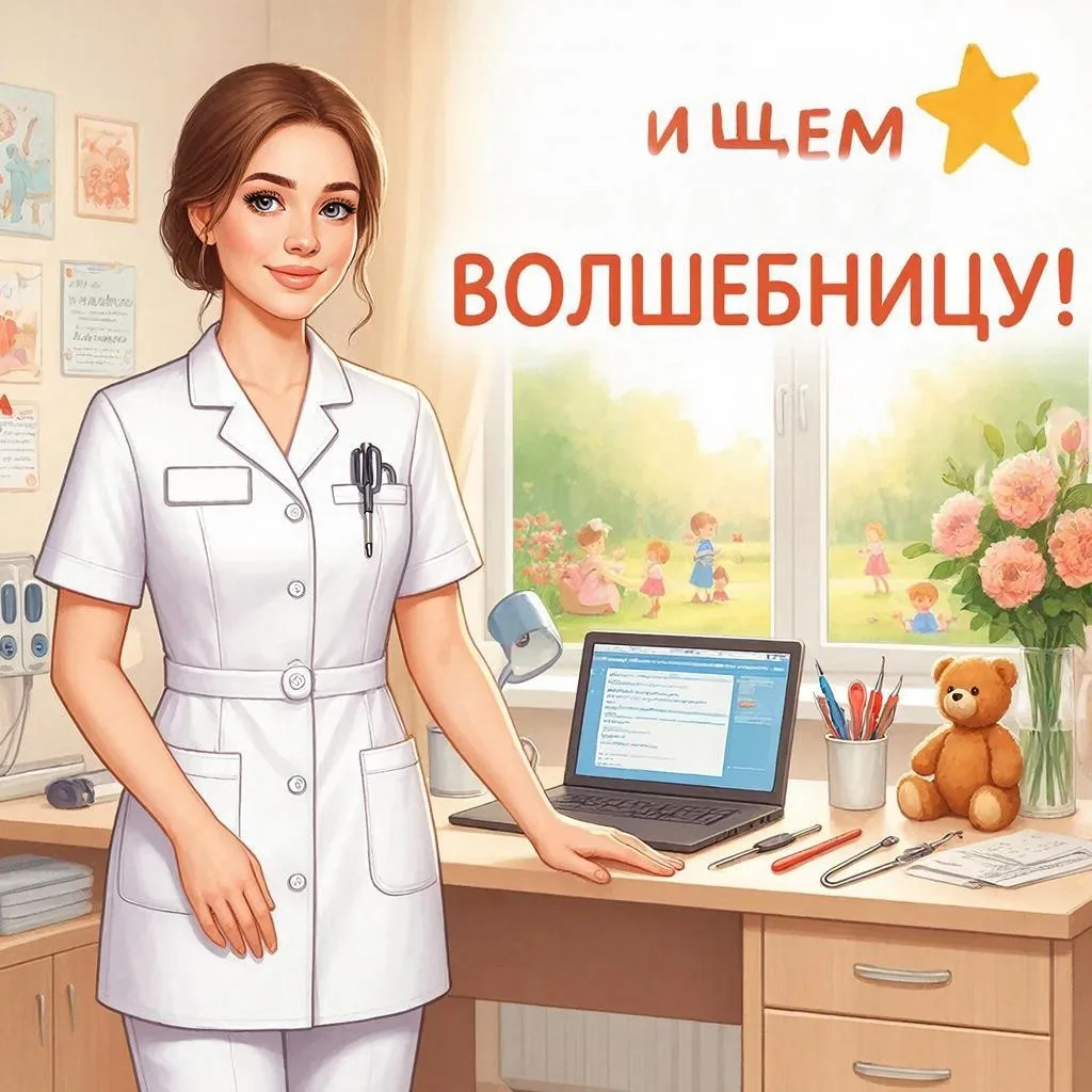 👩‍⚕️ Приглашаем в дневной стационар нашего физиотерапевтического отделения постовую медсестру.  Если