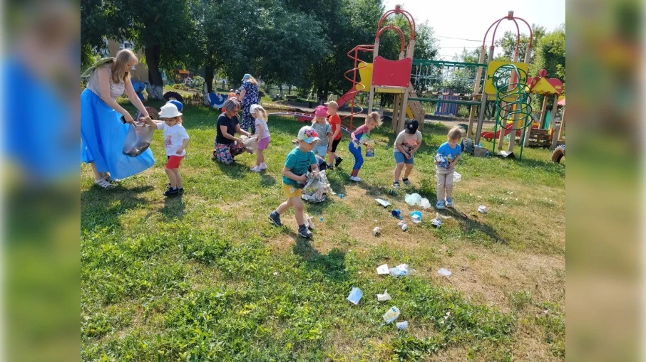 «Берегите природу »
В детском саду прошло экологическое развлечение для всех возрастных групп. Целью