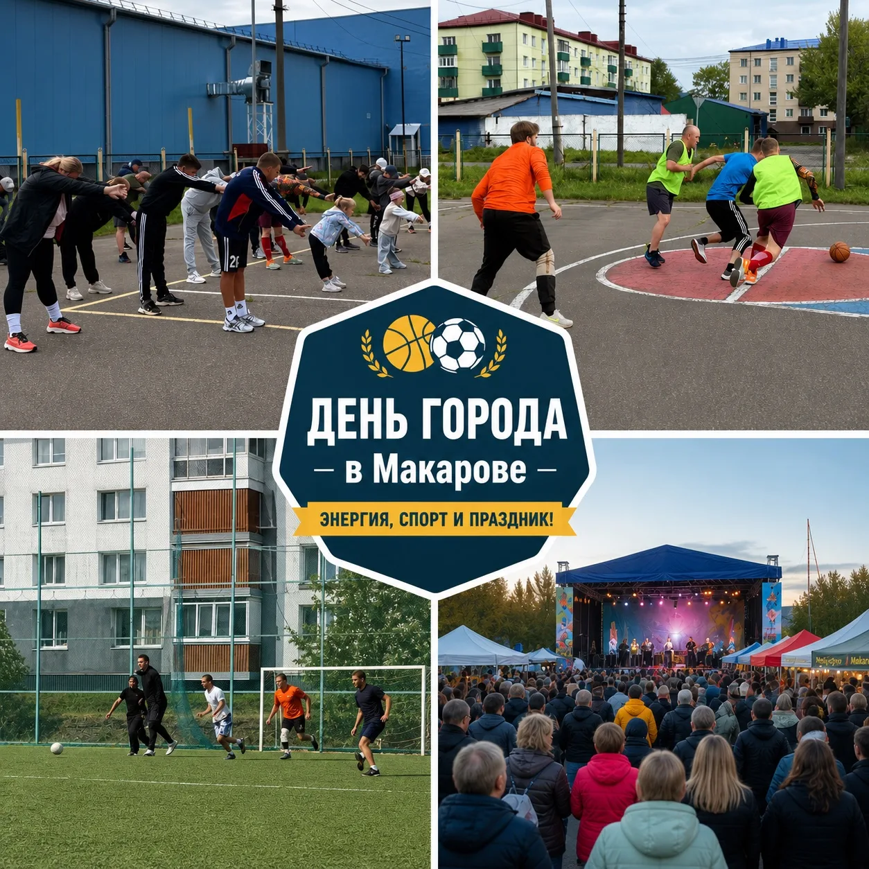 Как мы отметили День города в Макарове: энергия, спорт и праздник!