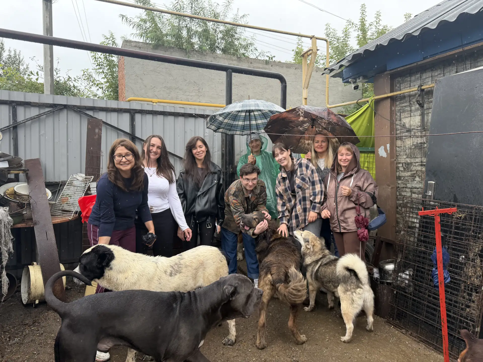 Даже проливной дождь не помеха для добрых дел! 🌧️✨