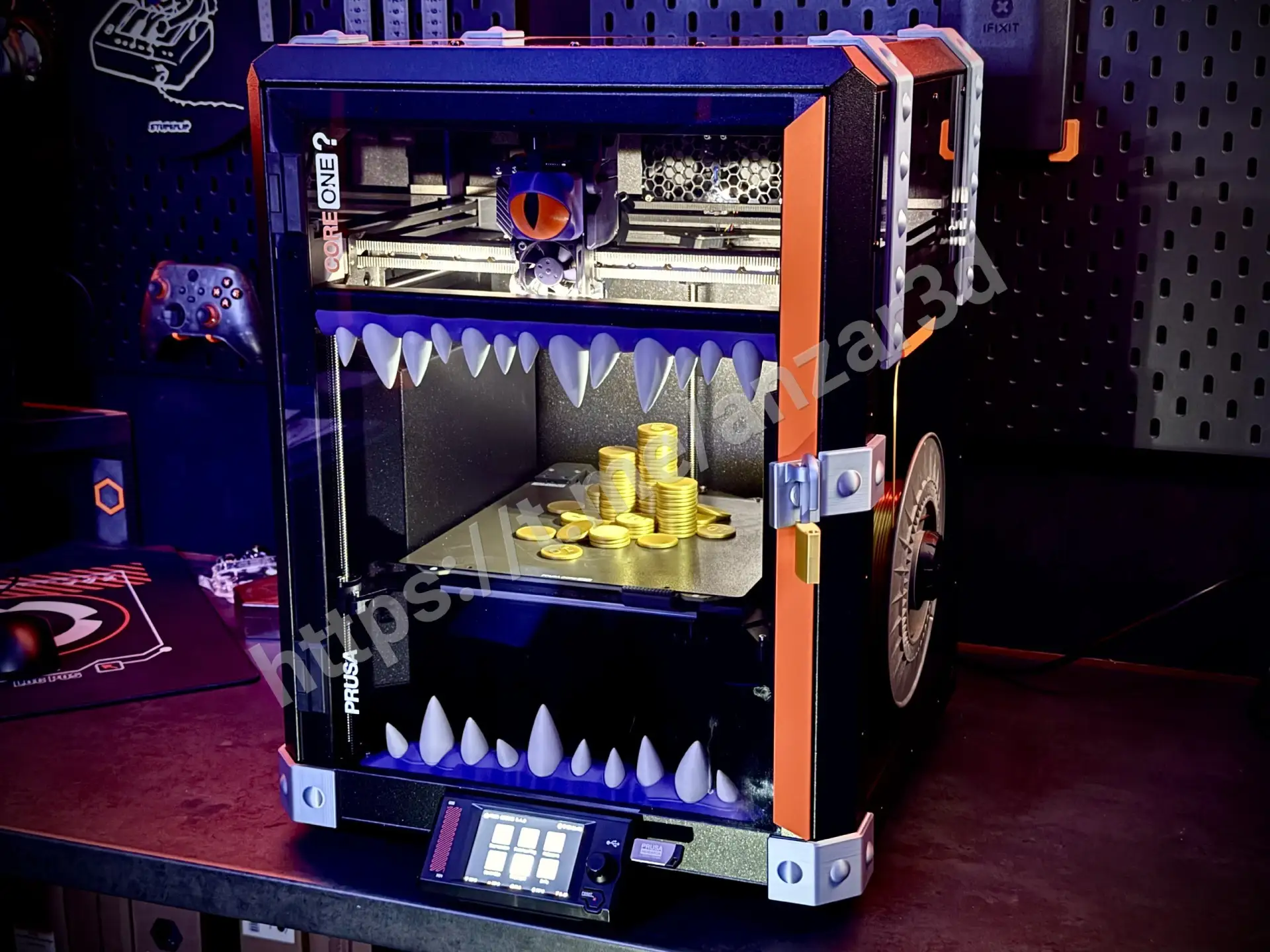🧌 Накладки-«мимик» для принтера Prusa CORE One

Набор панелей, что превращает принтер в мимика — то
