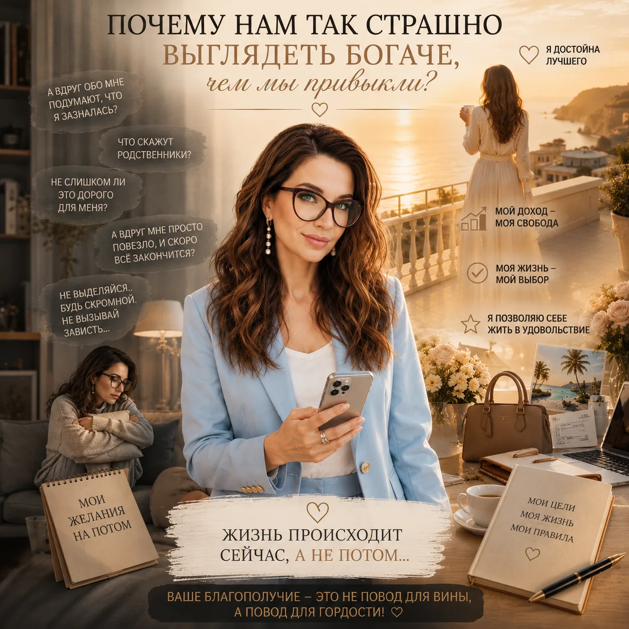 Почему нам так страшно выглядеть богаче, чем мы привыкли

Недавно я поймала себя на мысли, что многи