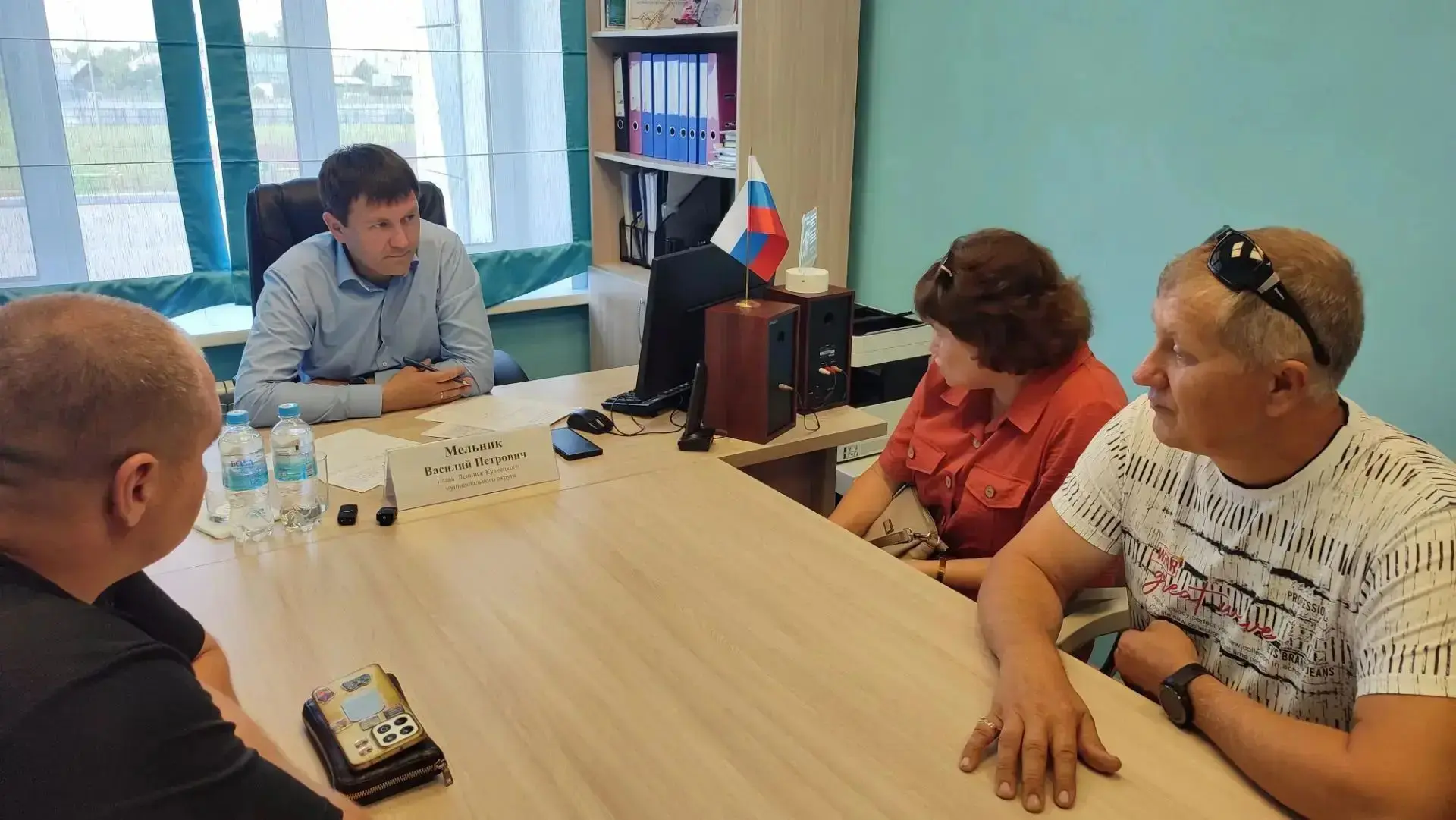 Провели выездной приём в пос. Восходящий.