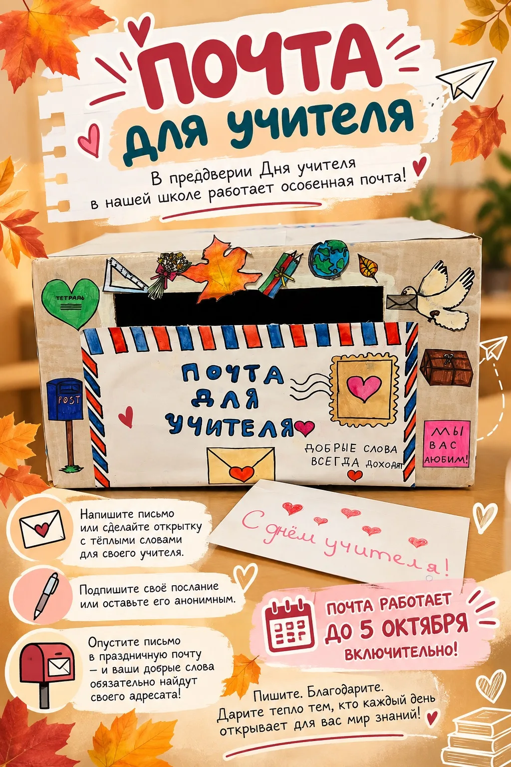 💌 ПОЧТА ДЛЯ УЧИТЕЛЯ УЖЕ РАБОТАЕТ!